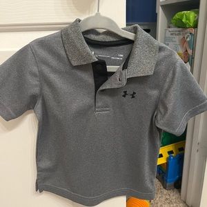 Gray under armour polo 12 months
